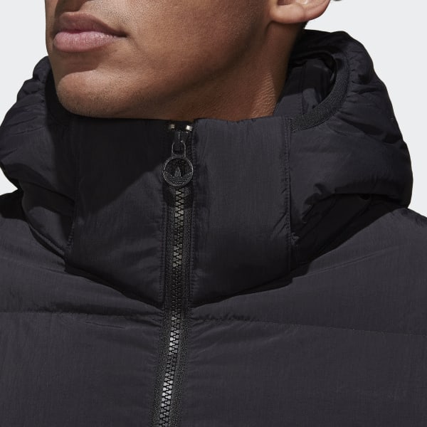 cerná Bunda Down Regen 3/4 Puffer DK415