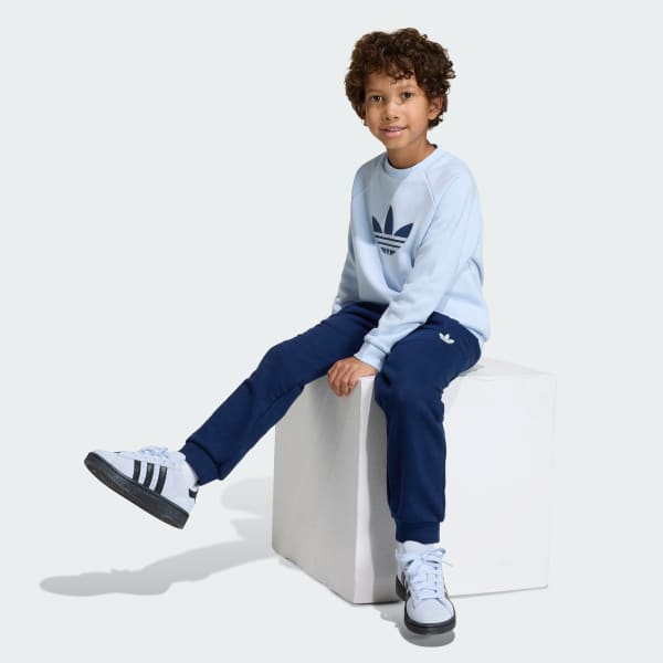 Blue TREFOIL LOOSE CREW SET