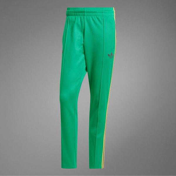 Adidas beckenbauer track pants green hotsell