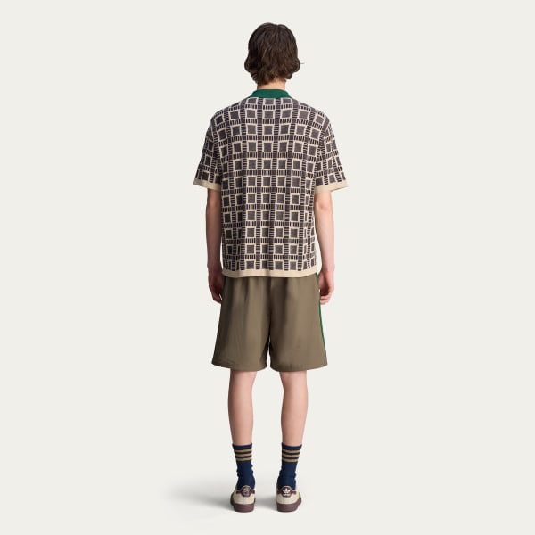 Adidas Brain Dead Knit Polo Shirt GLOBAL SHIPPING