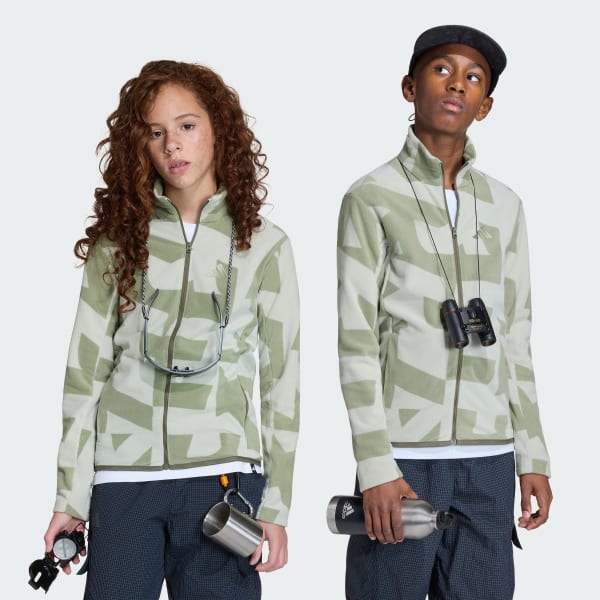 Zielony Polar Terrex Kids Multi Printed Full-Zip
