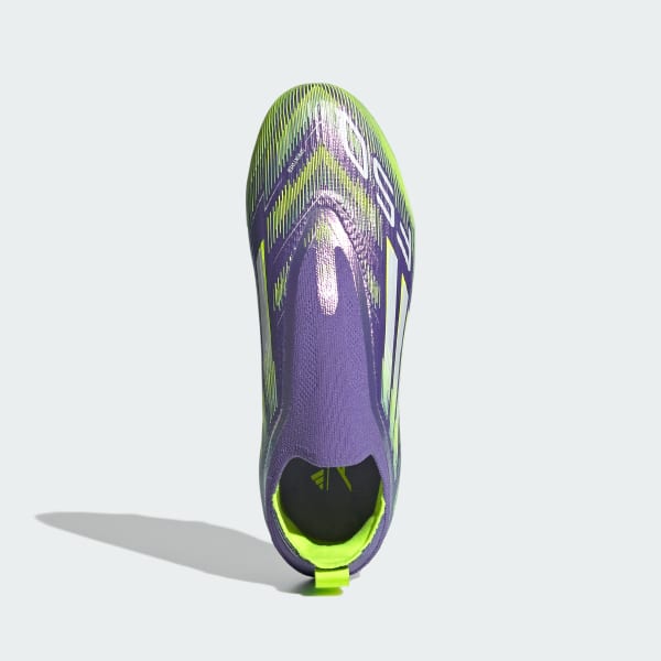 Viola Scarpe da calcio F50 Elite Laceless per Terreni Compatti Bambini