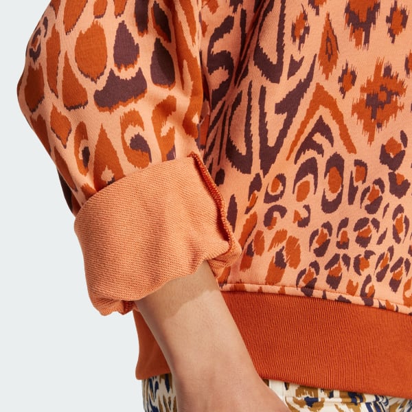 Adidas animal print sweatshirt discount