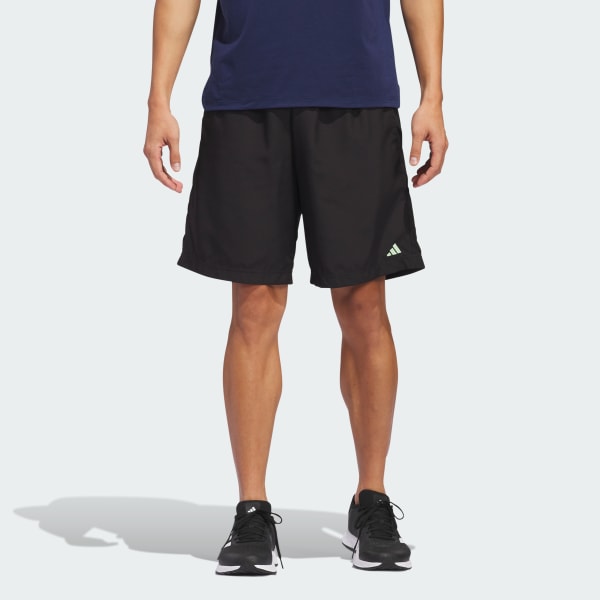 Preto Shorts Malha Colorblock Aeroready