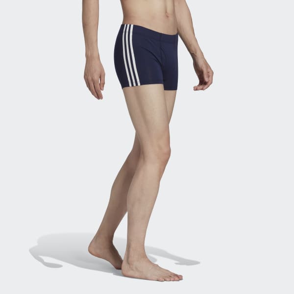 adidas Comfort Flex Cotton 3-Streifen Boxershorts in Blau für Herren Herren Bekleidung Unterwäsche 