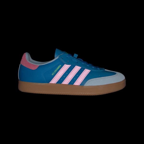 adidas Velosamba Leather Shoes - Blue | Free Shipping with