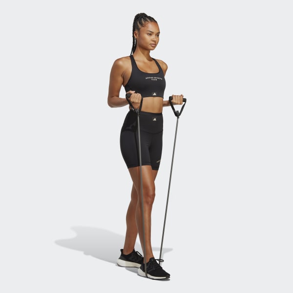 Black Sports Club Medium-Support Bra