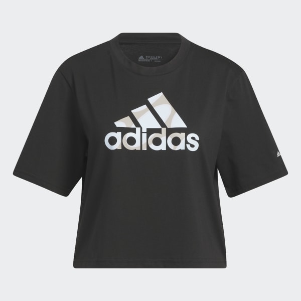 adidas Marimekko Crop Tee Black adidas Thailand