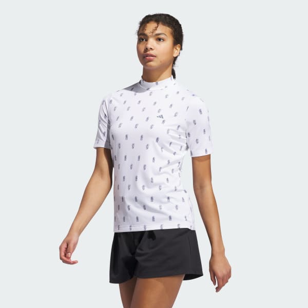 White Go-To Mock
