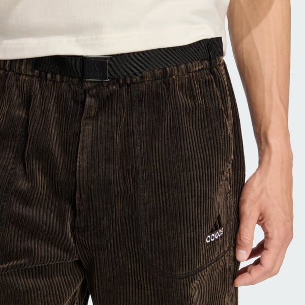 adidas Equipment Corduroy Shorts - Black | Free Shipping with