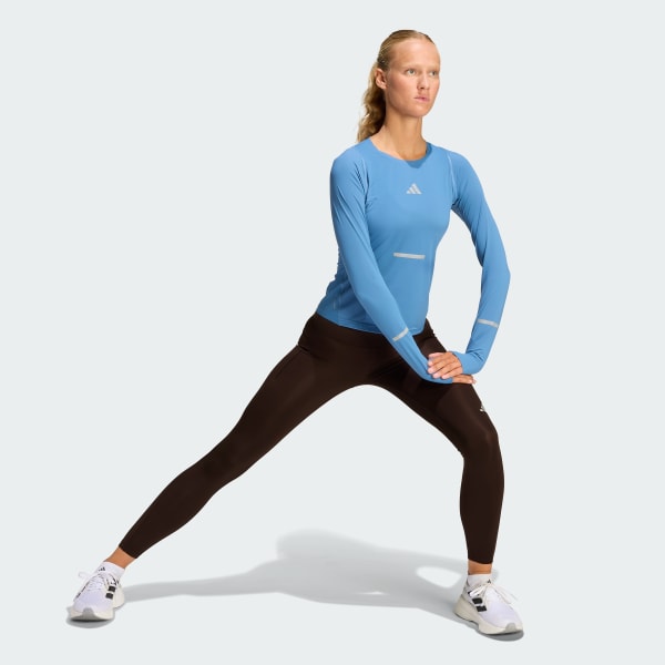 Brown adi365 Climacool Running 7/8 Leggings