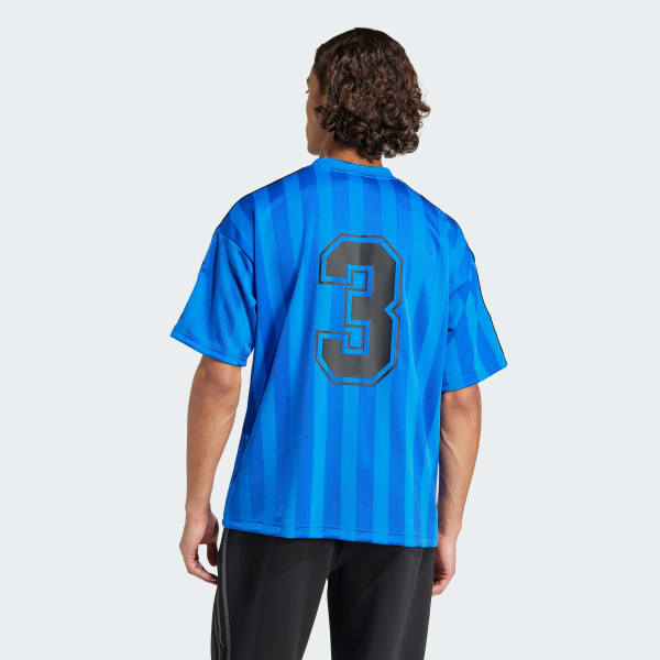 adidas 90s Stripe Jersey - Blue | Free Shipping with adiClub