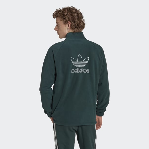 Adidas Originals Men's Adicolor Classics Trefoil Teddy Fleece Jacket