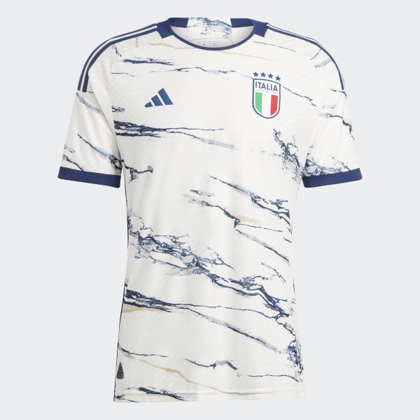 Men's Adidas White Italy National Team 2023 Away Authentic Jersey