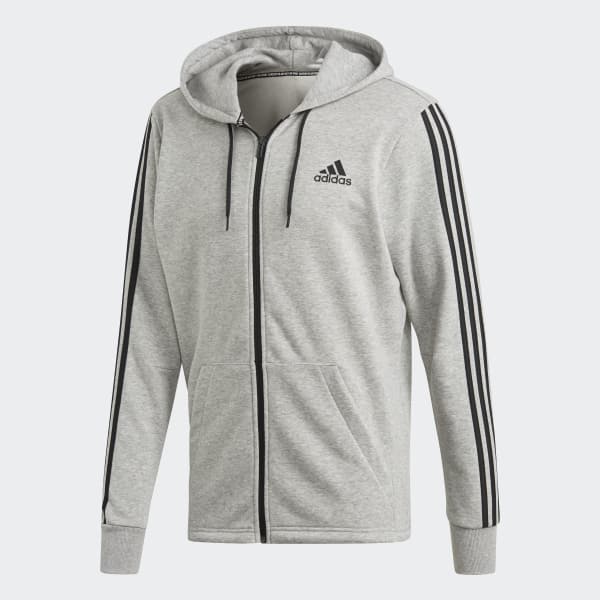 Grey Must Haves 3-Stripes French Terry Hoodie FSD66