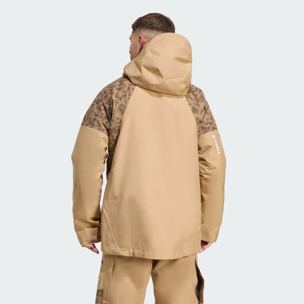 Brązowy Kurtka Terrex Xperior Hybrid PRIMEKNIT CLIMAPROOF+