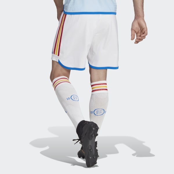 Hvit Spain 22 Away Authentic Shorts C5791