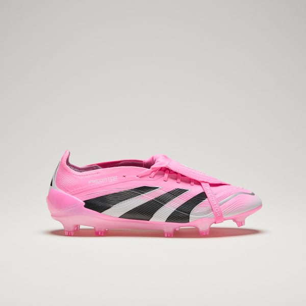 Rosa PREDATOR ELITE Fold-Over Tongue Firm Ground Fußballschuh Beckham