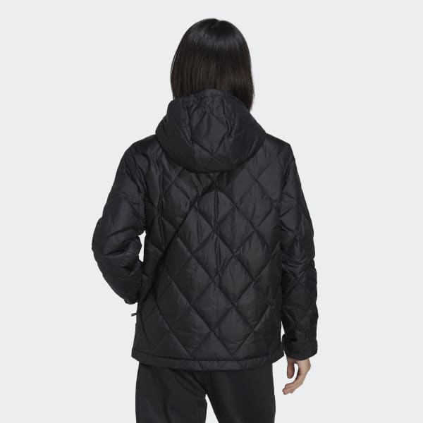 Czerń Down Quilted Puffer Jacket