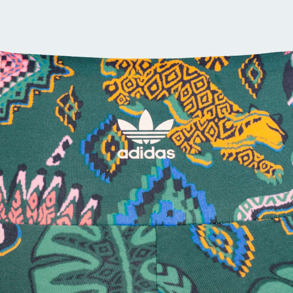 Verde Shorts Booty adidas x FARM Rio 3 Rayas