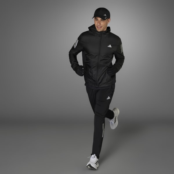 adidas Own the Run Jacket - Black | Free Shipping with adiClub
