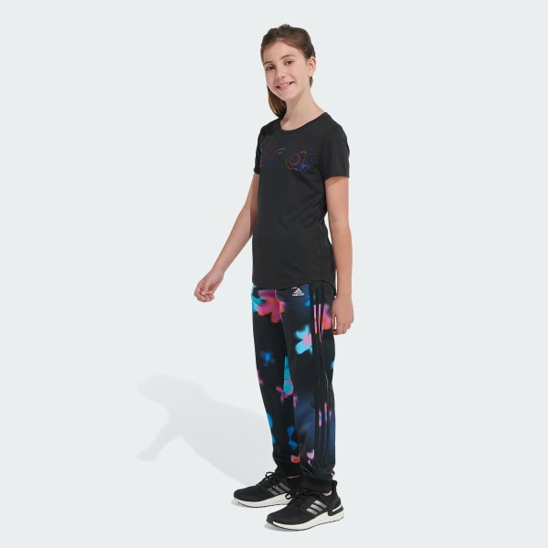 adidas Allover Print 3 Stripes Tricot Jogger Pants Black Free Shipping with adiClub adidas US