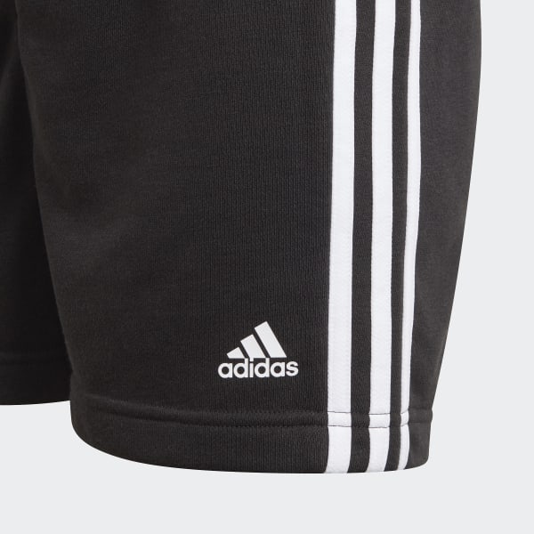 Negro Shorts adidas Essentials 3 Tiras