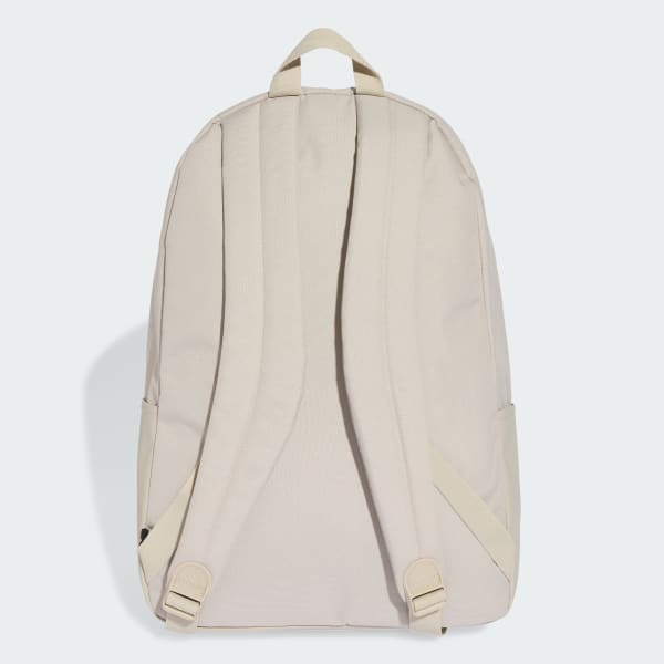 Beige Classic 3 Bar Logo Backpack