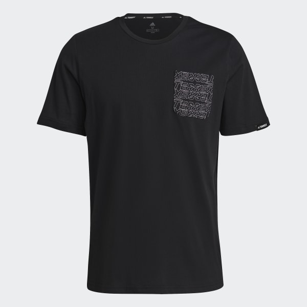 Preto T-shirt com Bolso TERREX AV573
