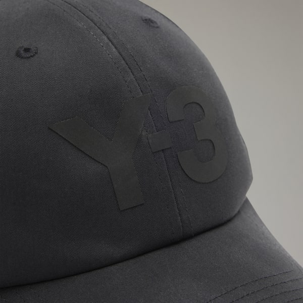 Sort Y-3 Logo kasket