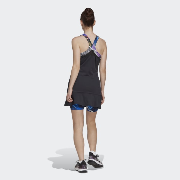 Zwart Tennis U.S. Series Y-Jurk IE686