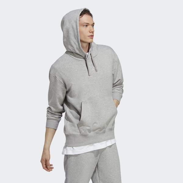 adidas ALL Terry | Grey Men\'s US SZN French Lifestyle adidas - Hoodie 
