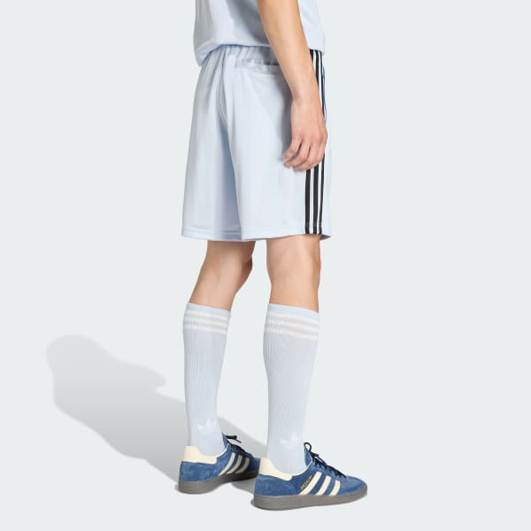 Blau LOCKER EINGEARBEITETE 3-STREIFEN-SHORTS