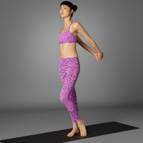 Purple All Me Allover Print 7/8 Leggings