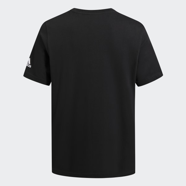 สีดำ เสื้อยืดพิมพ์ลาย Athletics