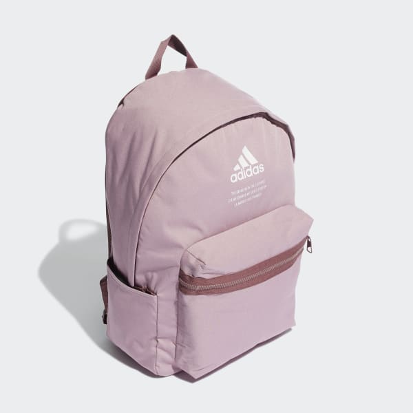 Purple Classic Fabric Backpack BU485