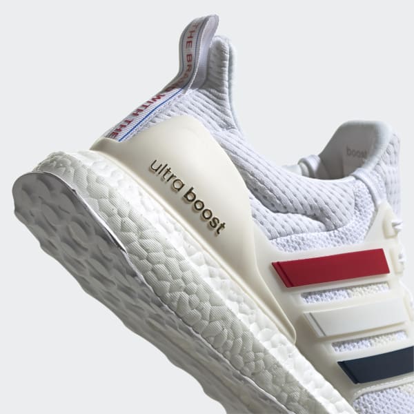 adidas ultra boost red white blue stripes