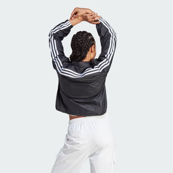 Black Future Icons 3-Stripes Woven Windbreaker