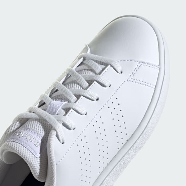 Adidas advantage silver on sale