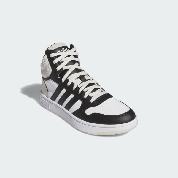 White Hoops 3.0 Mid Lifestyle Basketball Classic Vintage Shoes