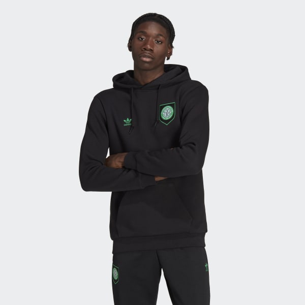 Czerń Celtic FC Essentials Trefoil Hoodie
