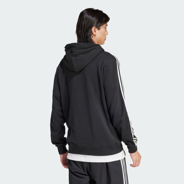 Negro Buzo con Capucha Estampado Classic Mono