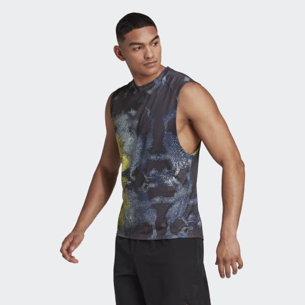 Veelkleurig HIIT Allover Print Training Tanktop CV819