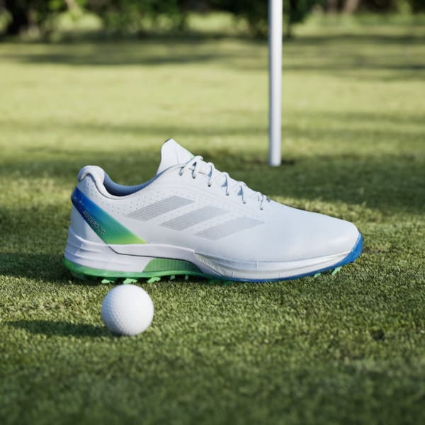 White Adizero ZG Spikeless Golf Shoes