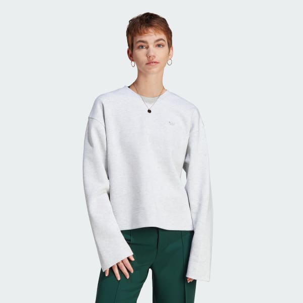 adidas Essentials Short Sweatshirt Grey adidas India