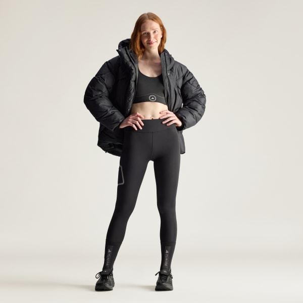 adidas By Stella McCartney Mid Length Padded Winter Jacket - Black