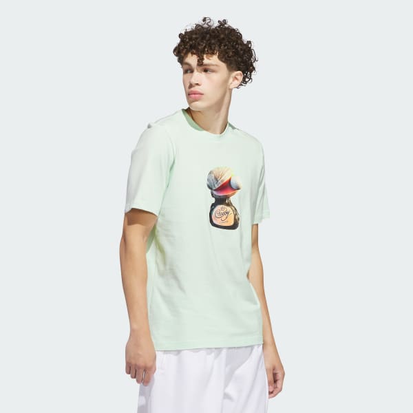 Green 아디다스 x 말본 그래픽 티셔츠