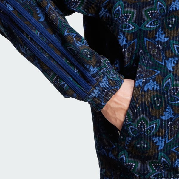 Adidas corduroy track best sale top
