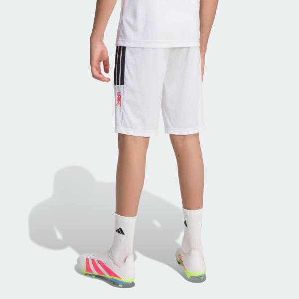 White Lamine Yamal Training Shorts Kids