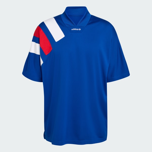 สีน้ำเงิน เสื้อฟุตบอลแฟชัน ADICOLOR BLOCKED